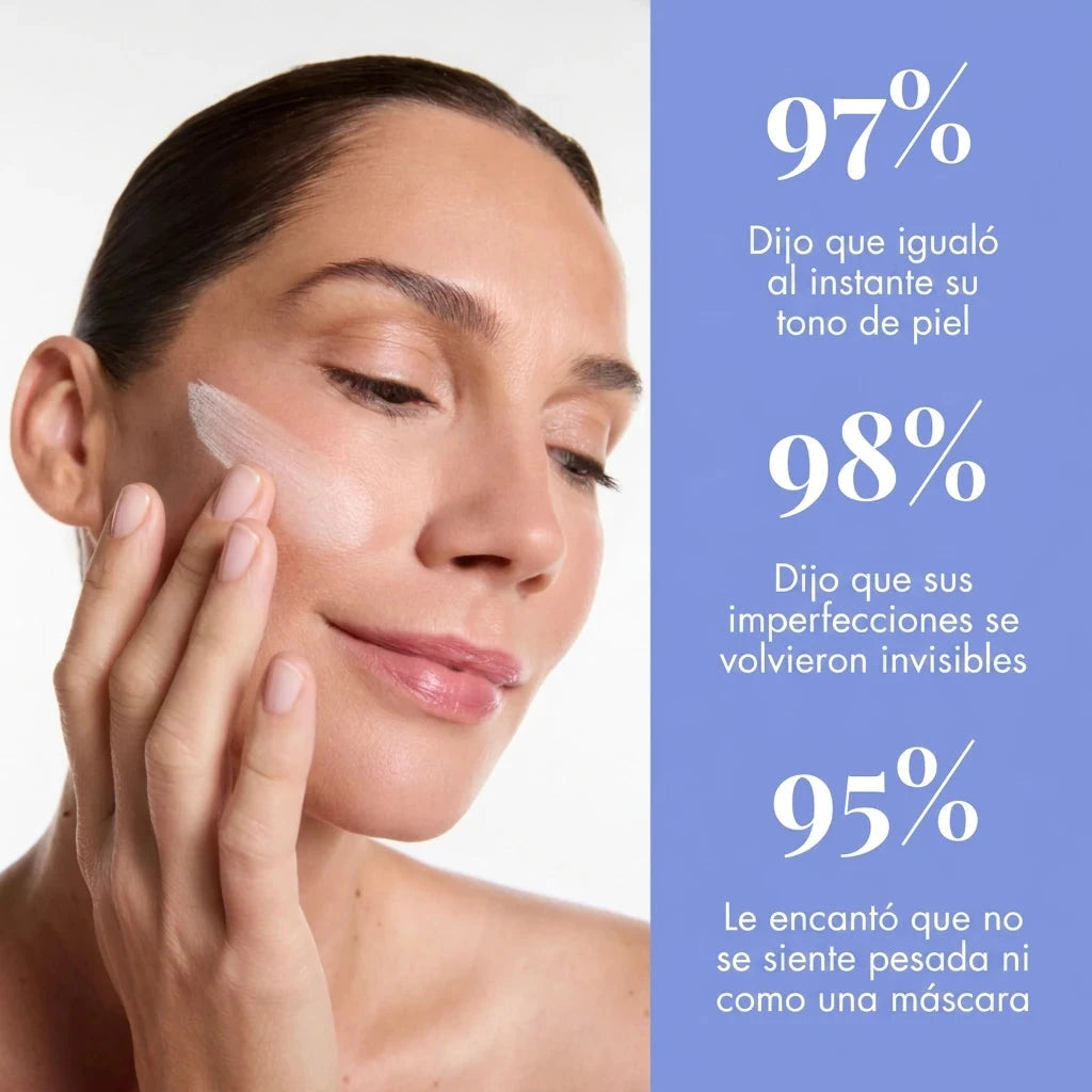 Base de maquillaje adaptable al tono de piel